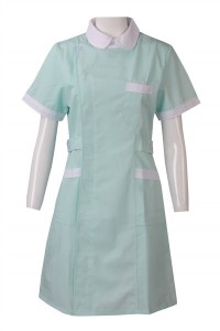 SKNU004 custom-made princess collar clinic uniform order nurse uniform custom-made hospital uniform design clinic uniform style clinic uniform supplier HK Shute clinic uniform price detail view-7